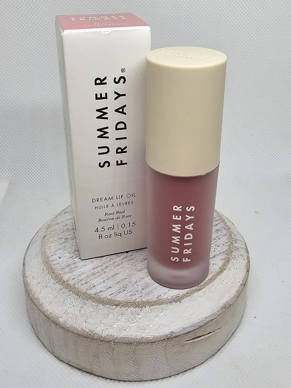 Summer Fridays Dream Lip Oil — Rose Bud Pink